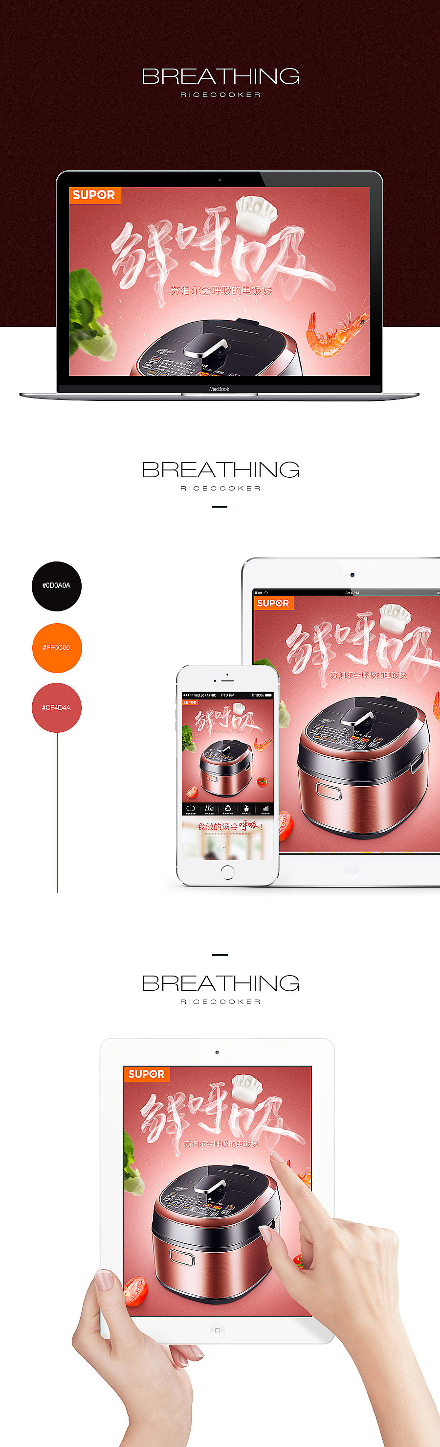 练习详情-电饭煲（图ZNjYzNjk3MDg=） - 电商 - 站酷设计师风信花原创素材 - 站酷ZCOOL