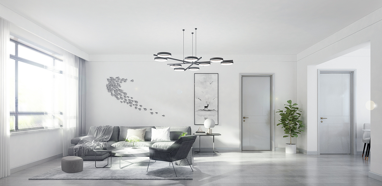 黑白灰简约（图ZMTczMzU2NjYw） - 家装设计 - 站酷设计师chenhuan199423原创素材 - 站酷ZCOOL