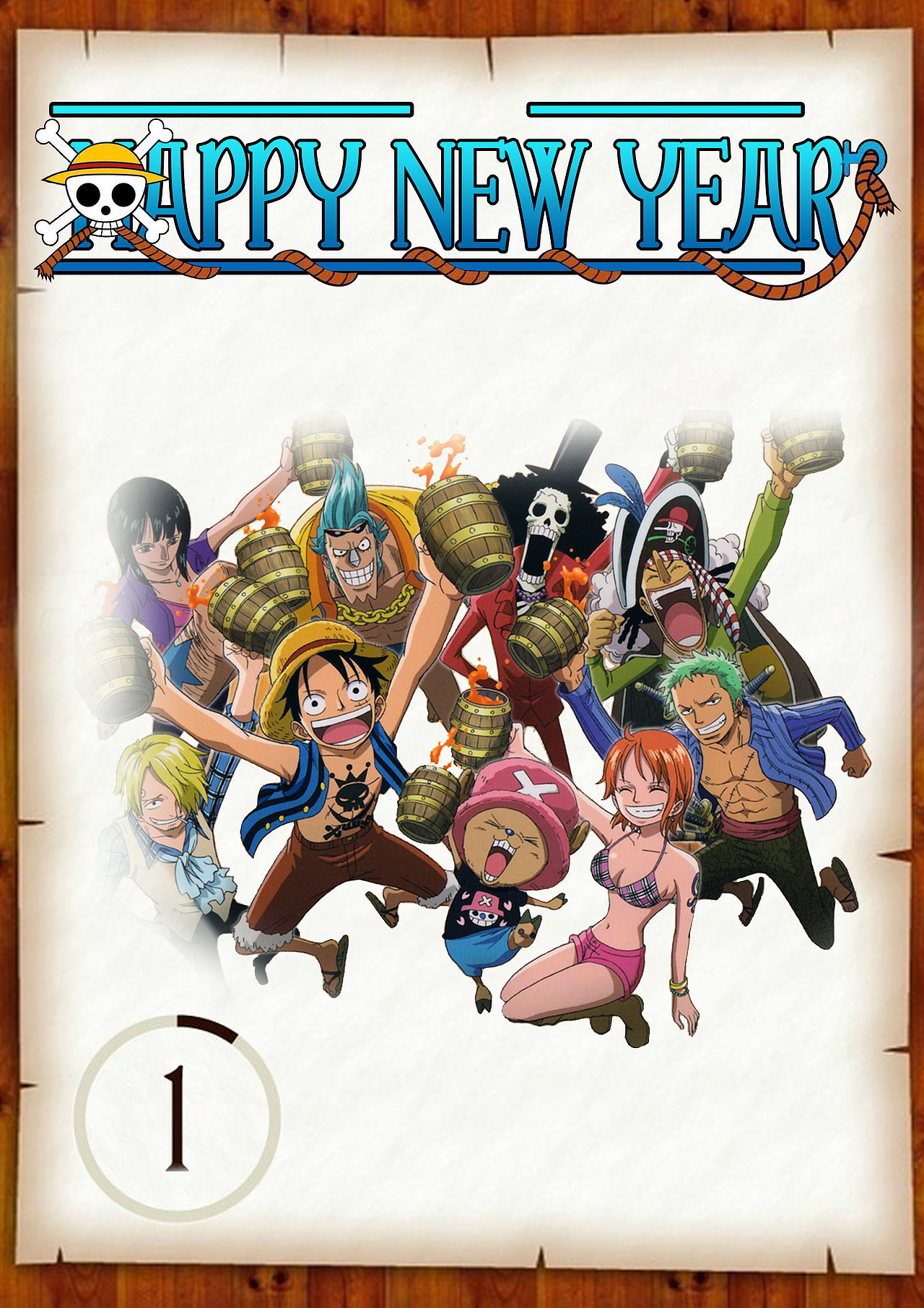 海贼王迎新年海报