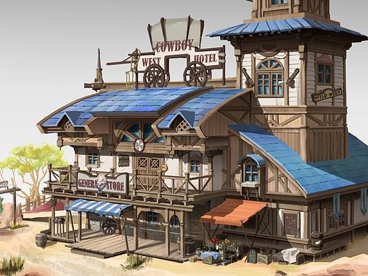 西方建筑设定