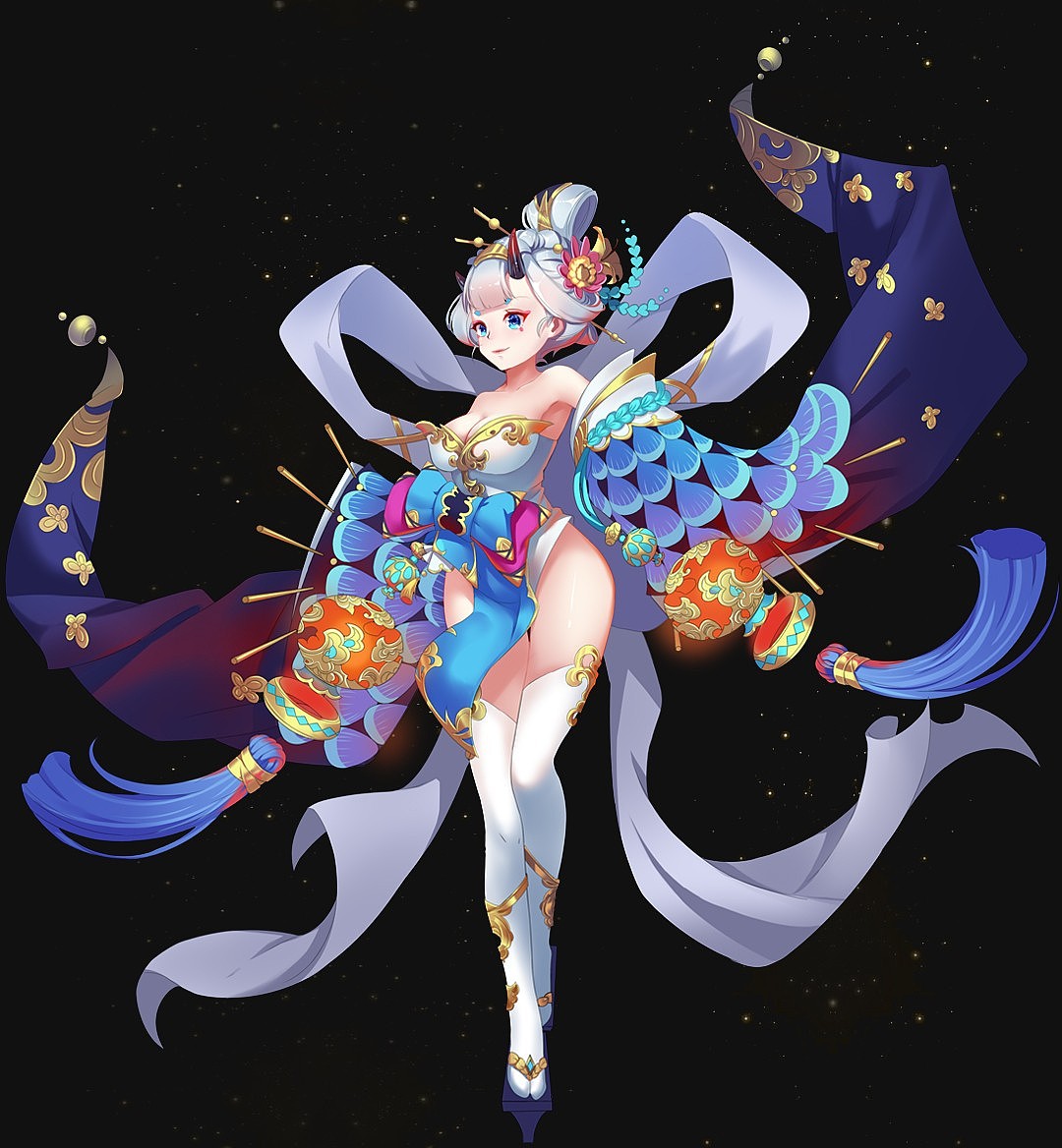 带学生画的二次元日韩立绘16张