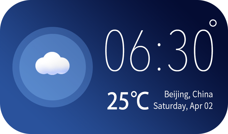 Good day－Design for Amber Weather（图ZMzUzNzExMjQ=） - 主题/皮肤 - 站酷设计师南瓜饭原创素材 - 站酷ZCOOL