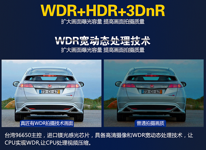 后视镜行车记录仪详情页 车品详情页 行车记录仪宝贝描述 爆款详情页