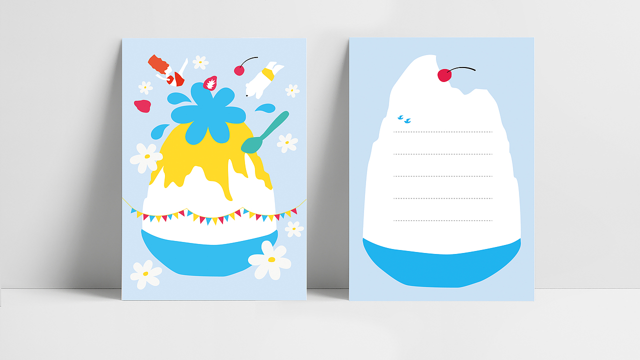 扑扑 pupu 刨冰 | 甜品店铺 品牌形象设计 