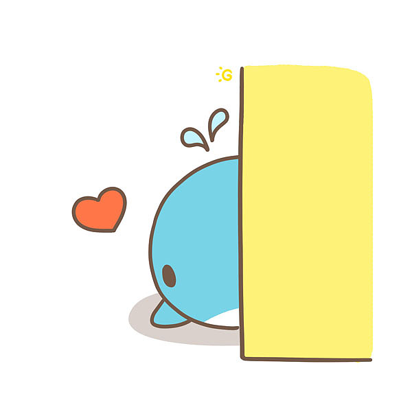 夏日鲸鱼表情包