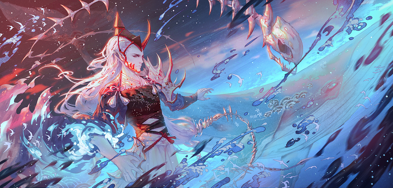 狩野千浤【阴阳师】商稿和同人合集一（图ZMjU3MzIyMzky） - 商业插画 - 站酷设计师狩野浤原创素材 - 站酷ZCOOL