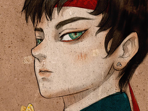 头像练习（个人主页-ZNjMyNzgxODQ=） - 艺术插画 - 站酷设计师从前有个橘子然后原创素材 - 站酷ZCOOL