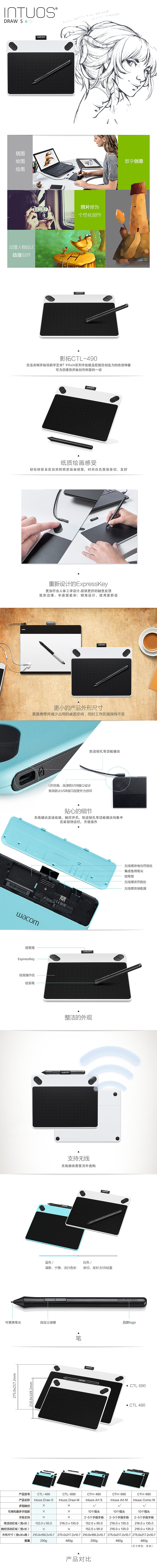 wacom 9月新品詳情頁（圖ZMzMzMzE5MTI=） - 電商 - 站酷設計師云墨晞原創(chuàng)素材 - 站酷ZCOOL
