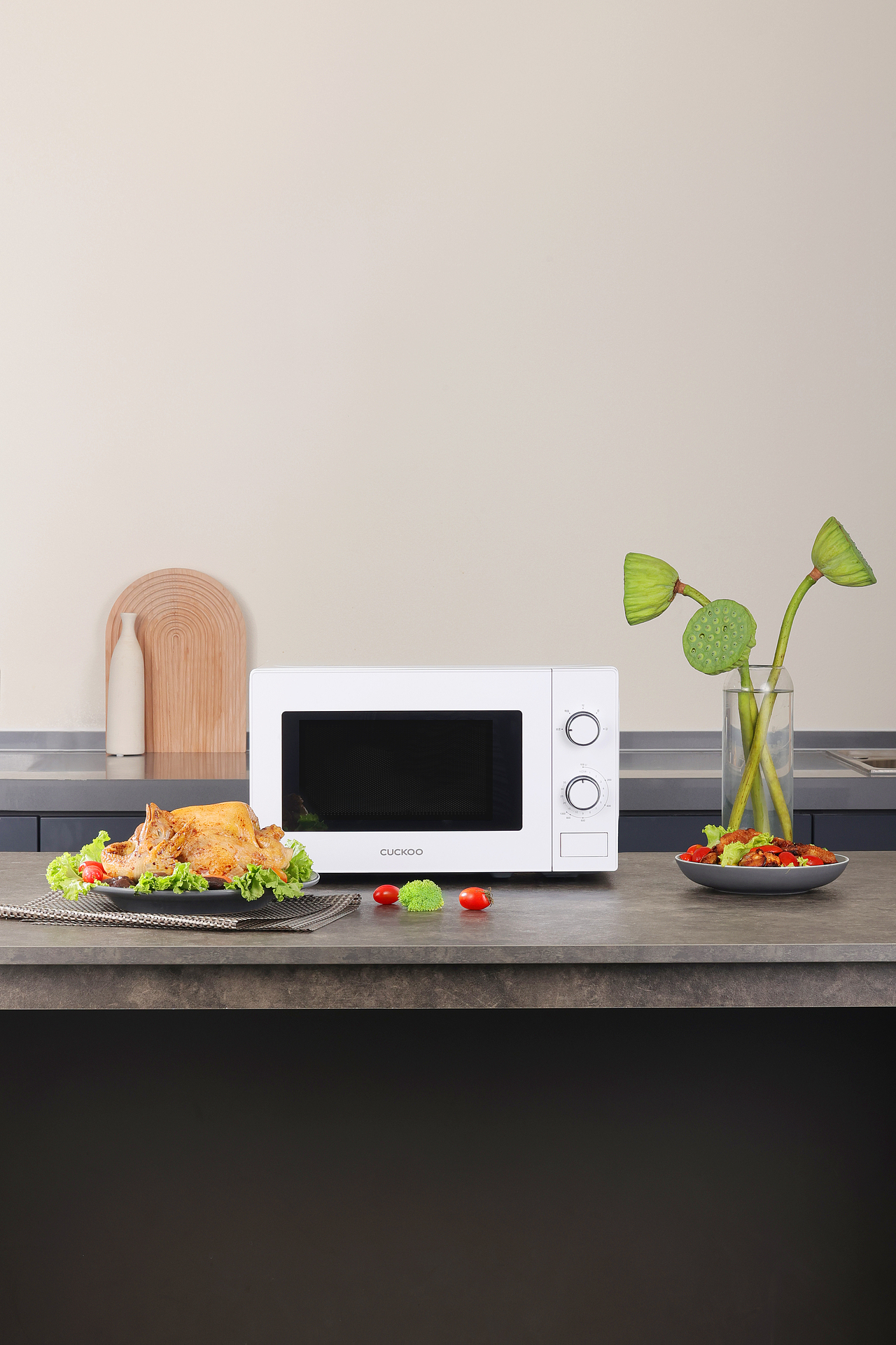 尝试微波炉拍摄