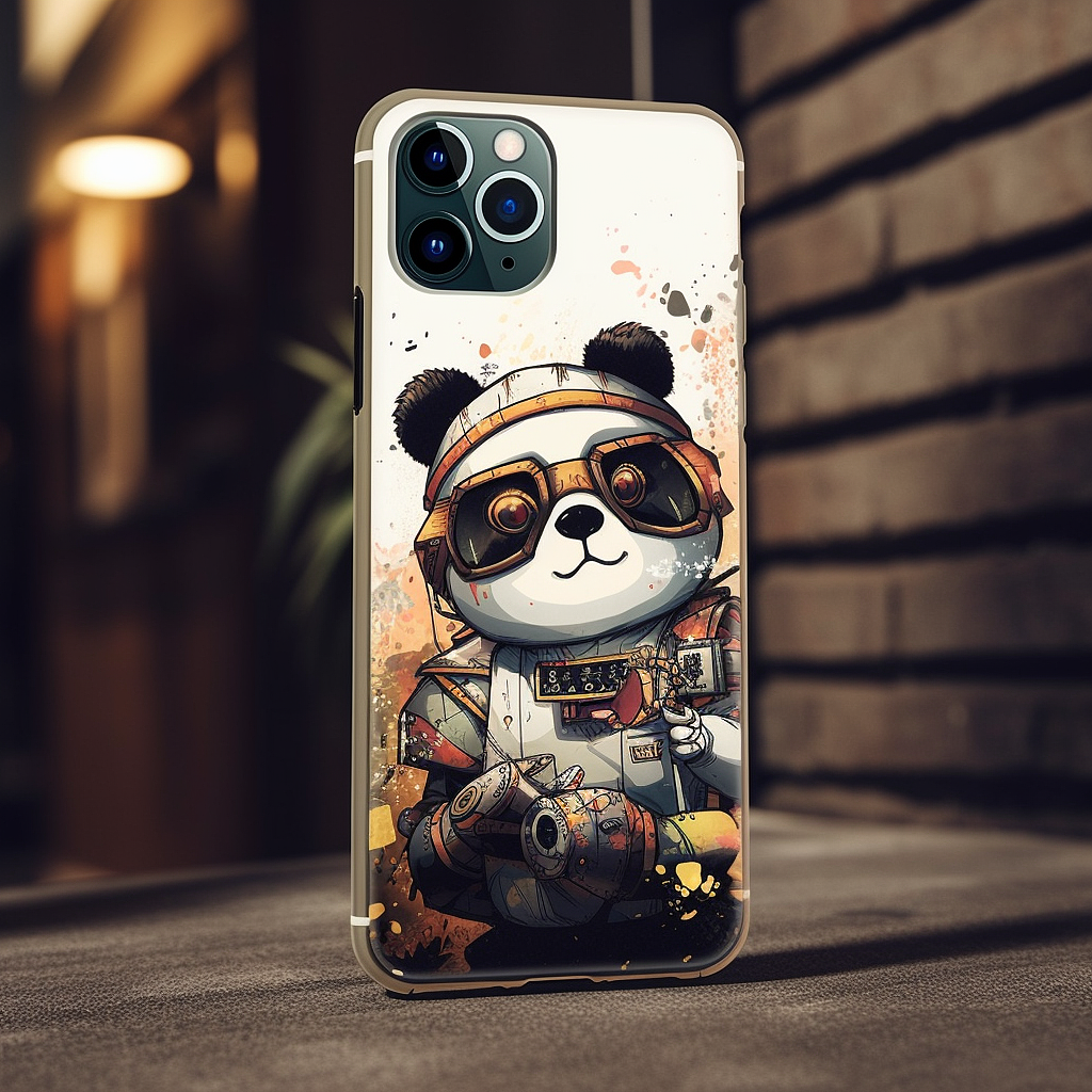 苹果14promax 手机壳 熊猫战士（图ZMzM2Mjc2NzUy） - 概念设定 - 站酷设计师小小道呀原创素材 - 站酷ZCOOL