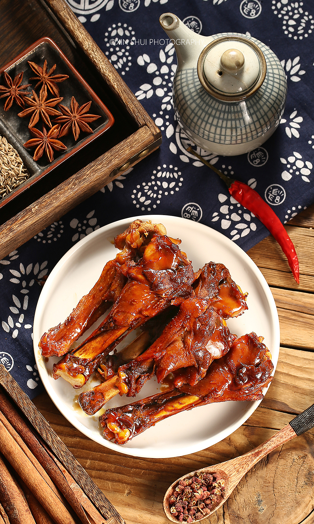 卤味小鸡腿（图ZMzI5NTQzMjYw） - 美食摄影 - 站酷设计师美食摄影师张新水原创素材 - 站酷ZCOOL