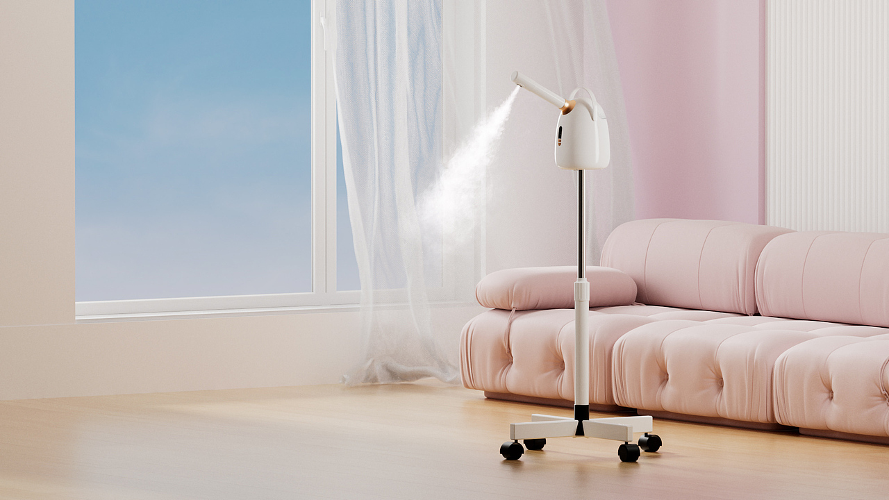 水光仪/美容仪/蒸脸器/产品场景/渲染（图ZMzE5Njc2Mzc2） - 产品 - 站酷设计师电商设计_lan原创素材 - 站酷ZCOOL