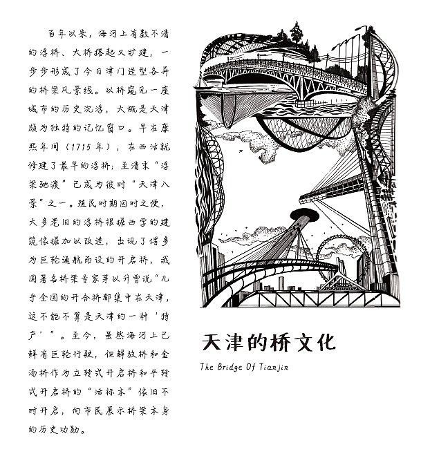 《一本天津》手绘旅行手账项目丨苏橙文创（图ZMTI0NDMxODQ4） - 商业插画 - 站酷设计师苏橙文创原创素材 - 站酷ZCOOL