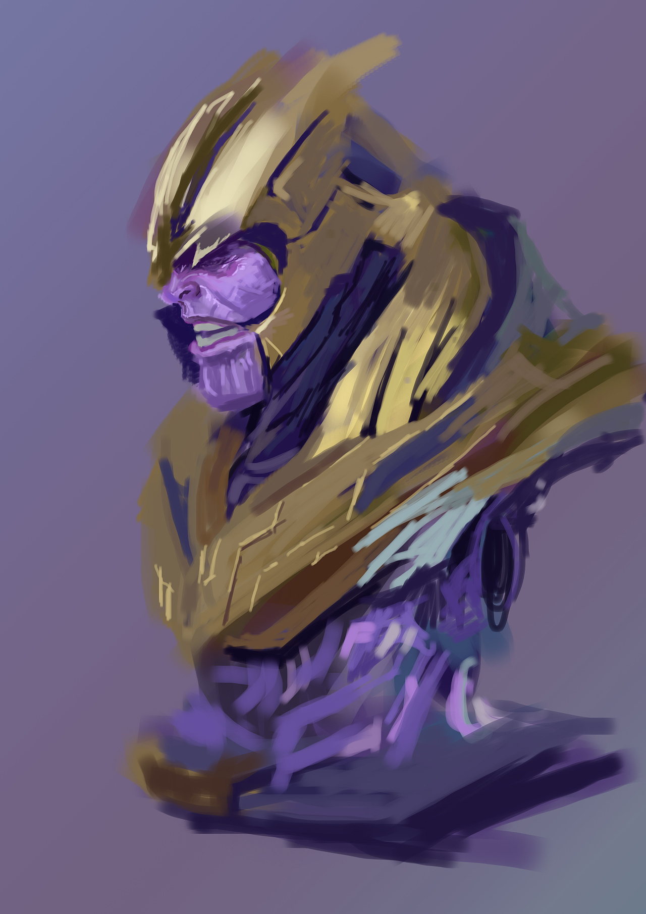 复仇者联盟灭霸插画习作