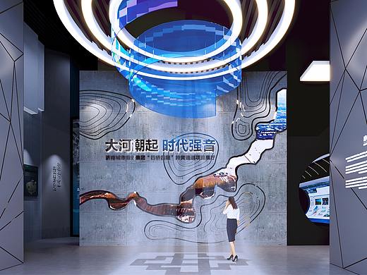济南城市建设集团跨黄通道项目展厅