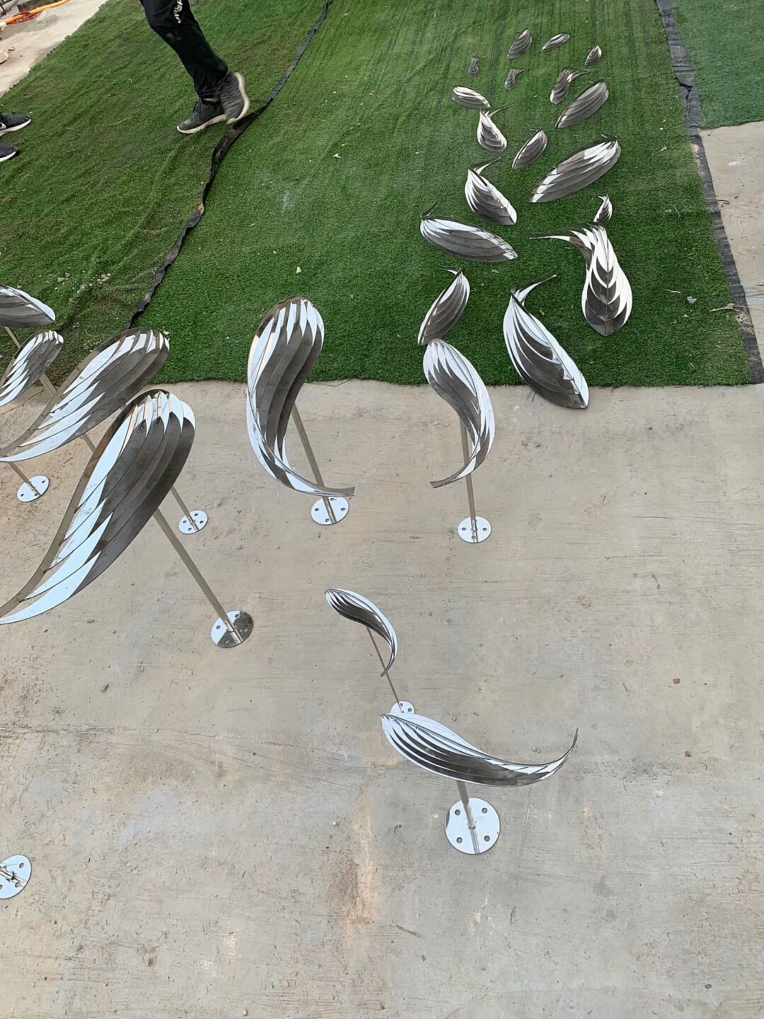 不锈钢鱼雕塑（图ZMTgyNjY2MTUy） - 其他手工艺 - 站酷设计师凯亮不锈钢雕塑原创素材 - 站酷ZCOOL