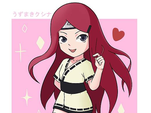 漩渦玖辛奈（少女）（個人主頁-ZNDMyOTg2MjQ=） - 創(chuàng)作習(xí)作 - 站酷設(shè)計師逍遙素人原創(chuàng)素材 - 站酷ZCOOL