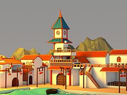 临摹C4D场景
