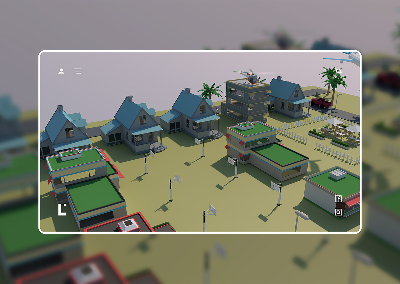 C4D 小镇生活（图ZMTgwMDU2Mzcy） - 场景 - 站酷设计师刘传美原创素材 - 站酷ZCOOL