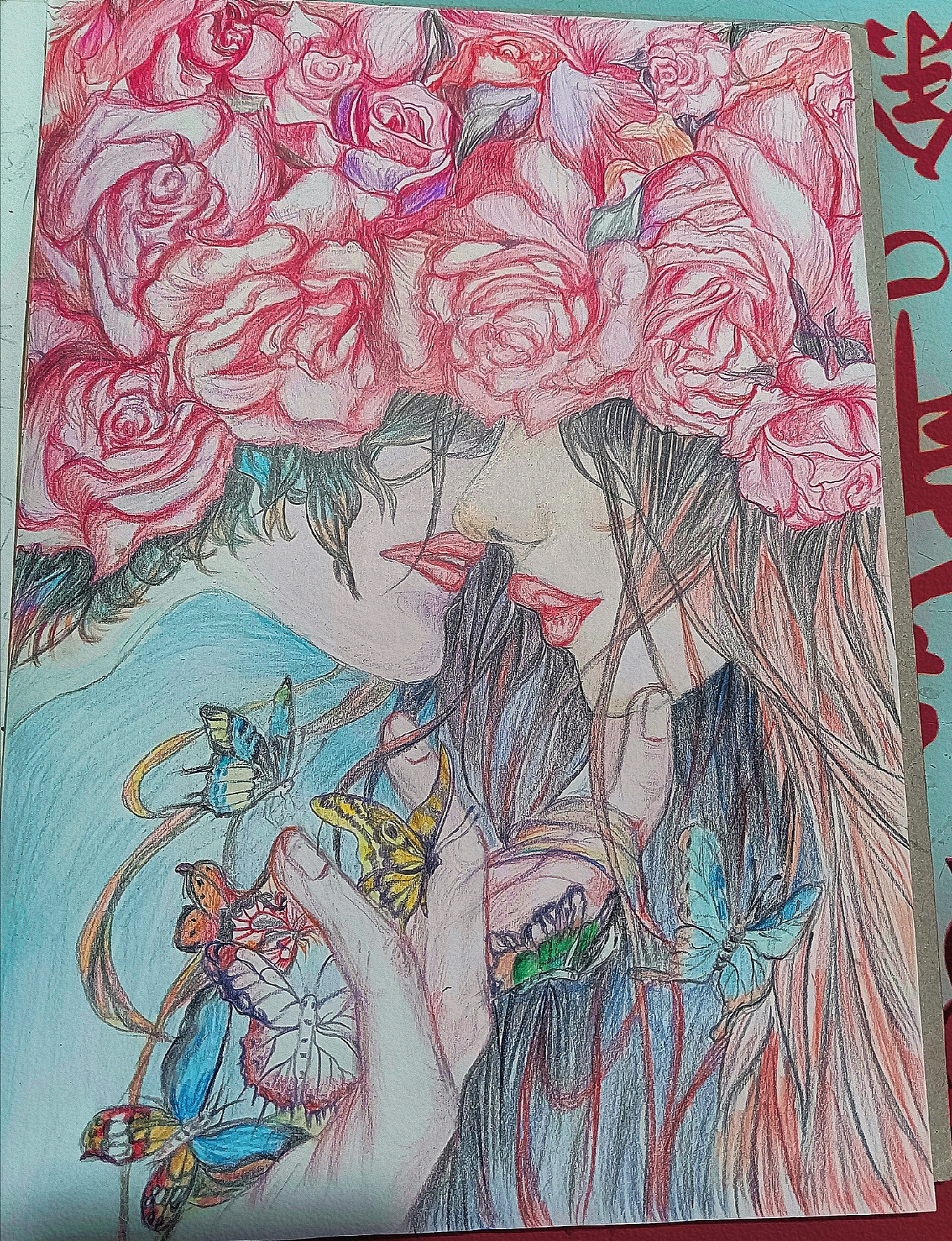 人物彩铅（图ZMjQyNTQ5ODA4） - 绘画 - 站酷设计师Morni小梦原创素材 - 站酷ZCOOL