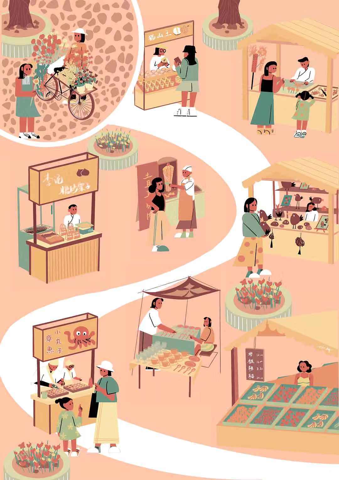 DinLab插画21天打卡 5月（图ZMjA5ODM0ODg4） - 创作习作 - 站酷设计师Cindy鱼心草原创素材 - 站酷ZCOOL