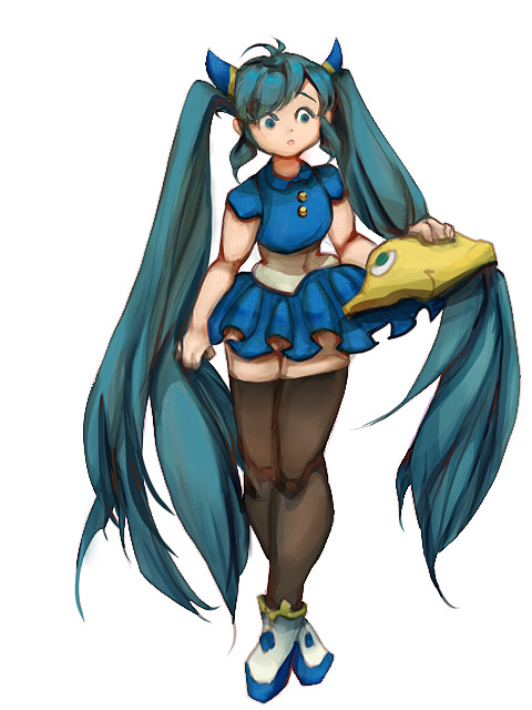 初音1（图ZMjU0NjI5NDMy） - 商业插画 - 站酷设计师千反田的海原创素材 - 站酷ZCOOL