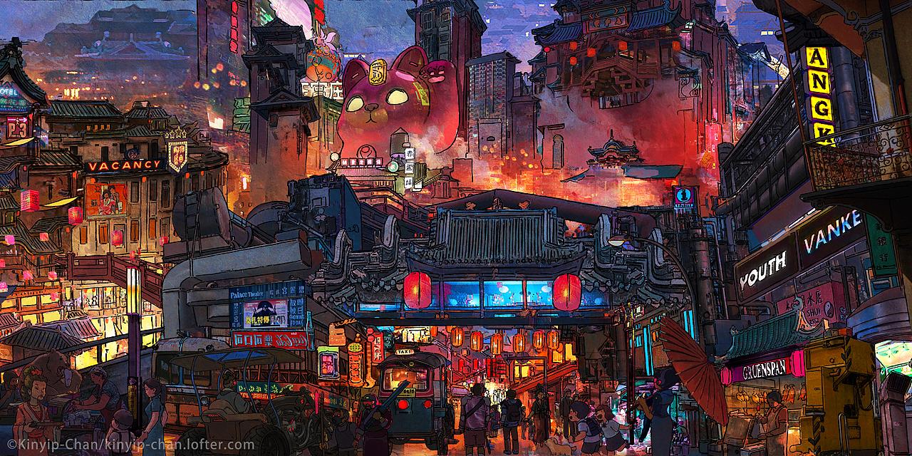 盂兰胜会（图ZMjc4MjY5NzU2） - 概念设定 - 站酷设计师KinYip原创素材 - 站酷ZCOOL