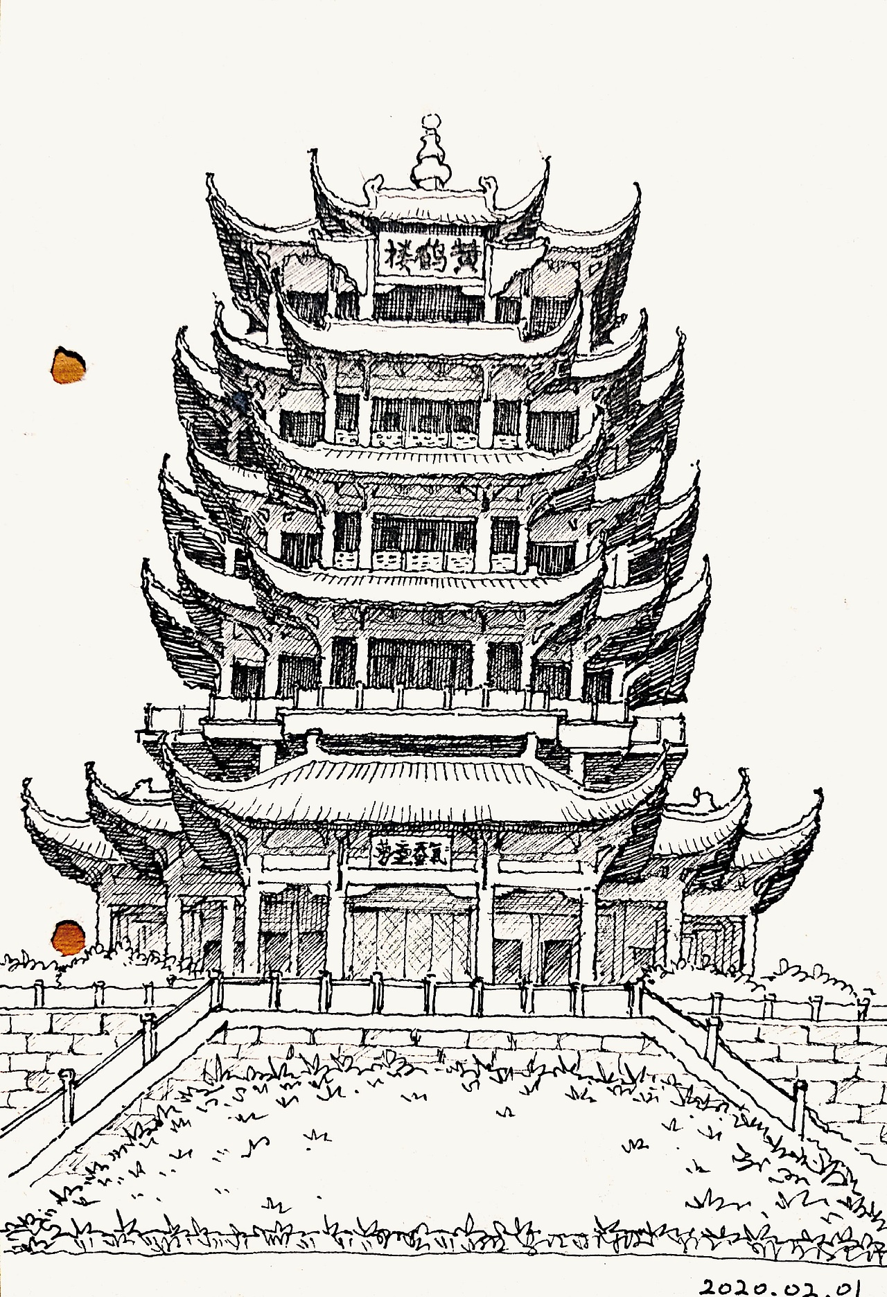 抗击疫情，手绘武汉（图ZMTk0NzY2Mzgw） - 绘画 - 站酷设计师xianzhixuanjue原创素材 - 站酷ZCOOL