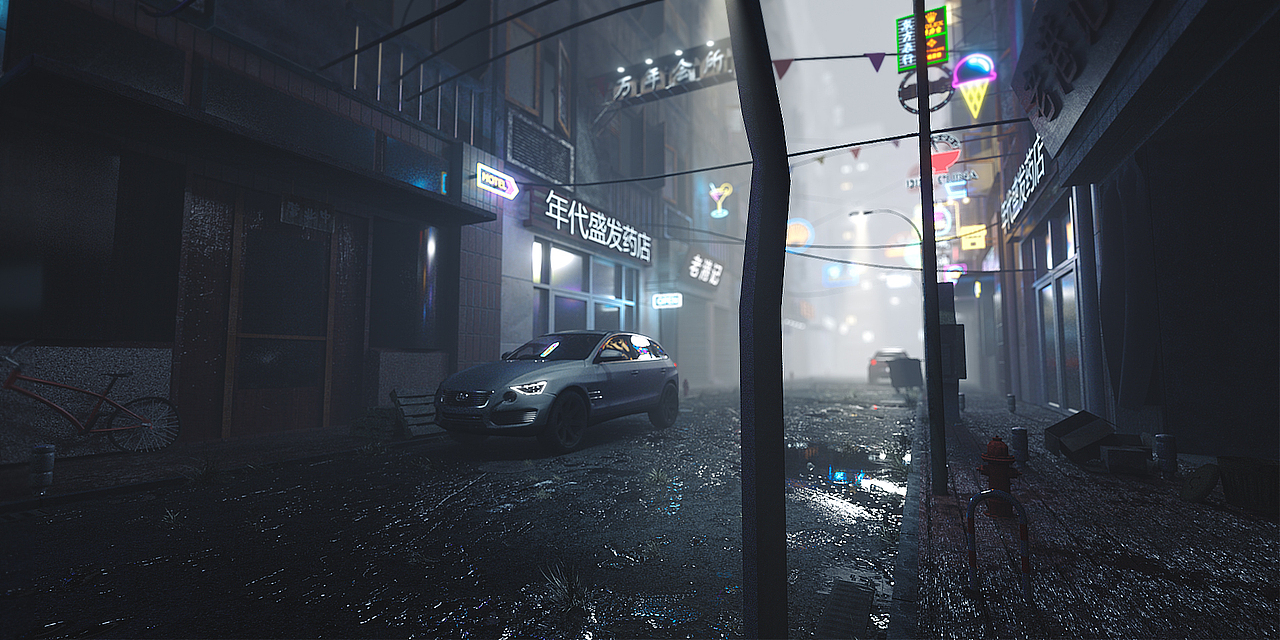 OctaneRender for C4D (个人练习05)（图ZOTM5MDAxMjA=） - 其他三维 - 站酷设计师阿落ing原创素材 - 站酷ZCOOL
