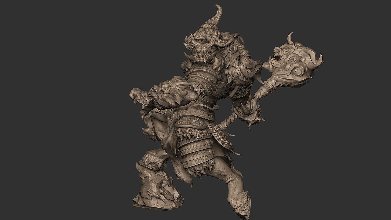 《斗战神 - 牛魔王》（图ZMTQ1MDA4MjY0） - 人物/生物 - 站酷设计师CCJ_IDEA原创素材 - 站酷ZCOOL