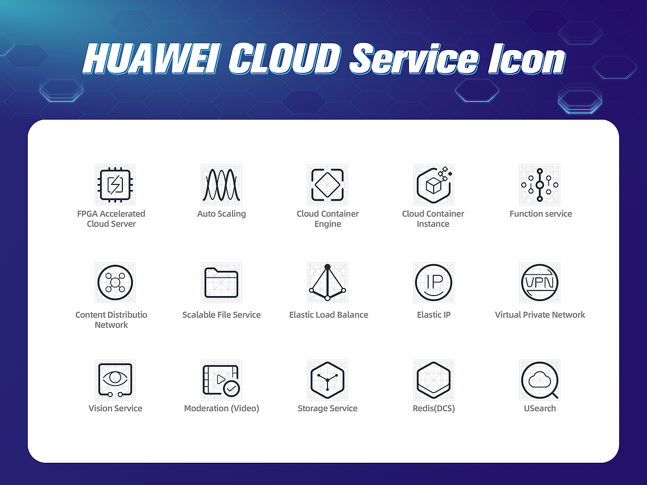 华为云产品图标