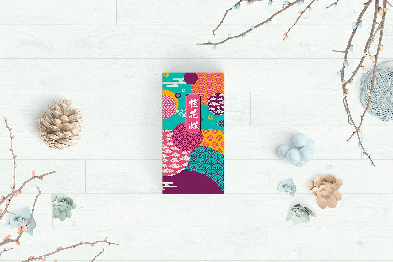 食品特产包装（桂花糕）（图ZMTc5MDgxMzUy） - 包装 - 站酷设计师林开心呀原创素材 - 站酷ZCOOL