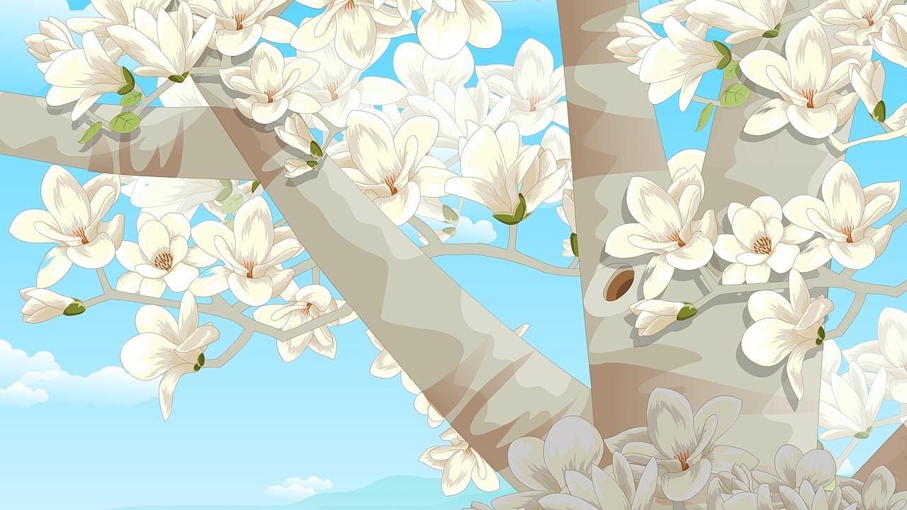 某部动画片的背景~