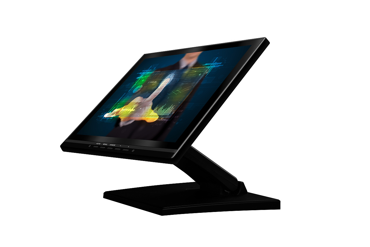 12寸触摸显示器产品摄影修图