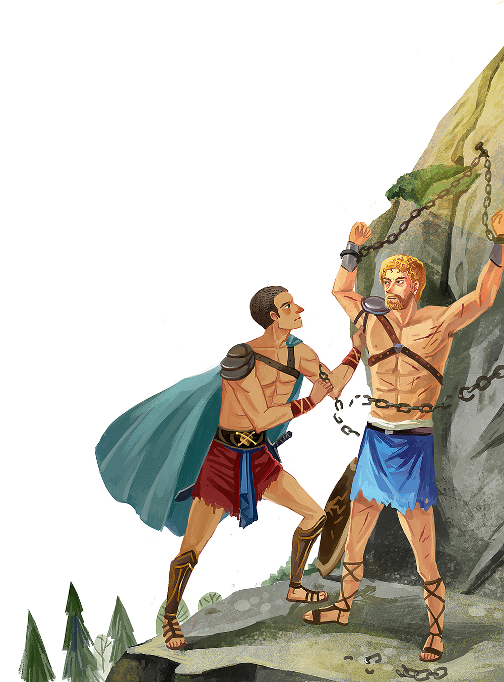 《古希腊神话》插图_ameilili-站酷zcool