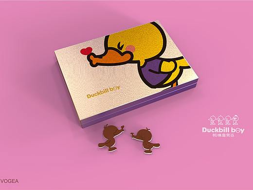 鸭嘴兽男孩巧克力设计