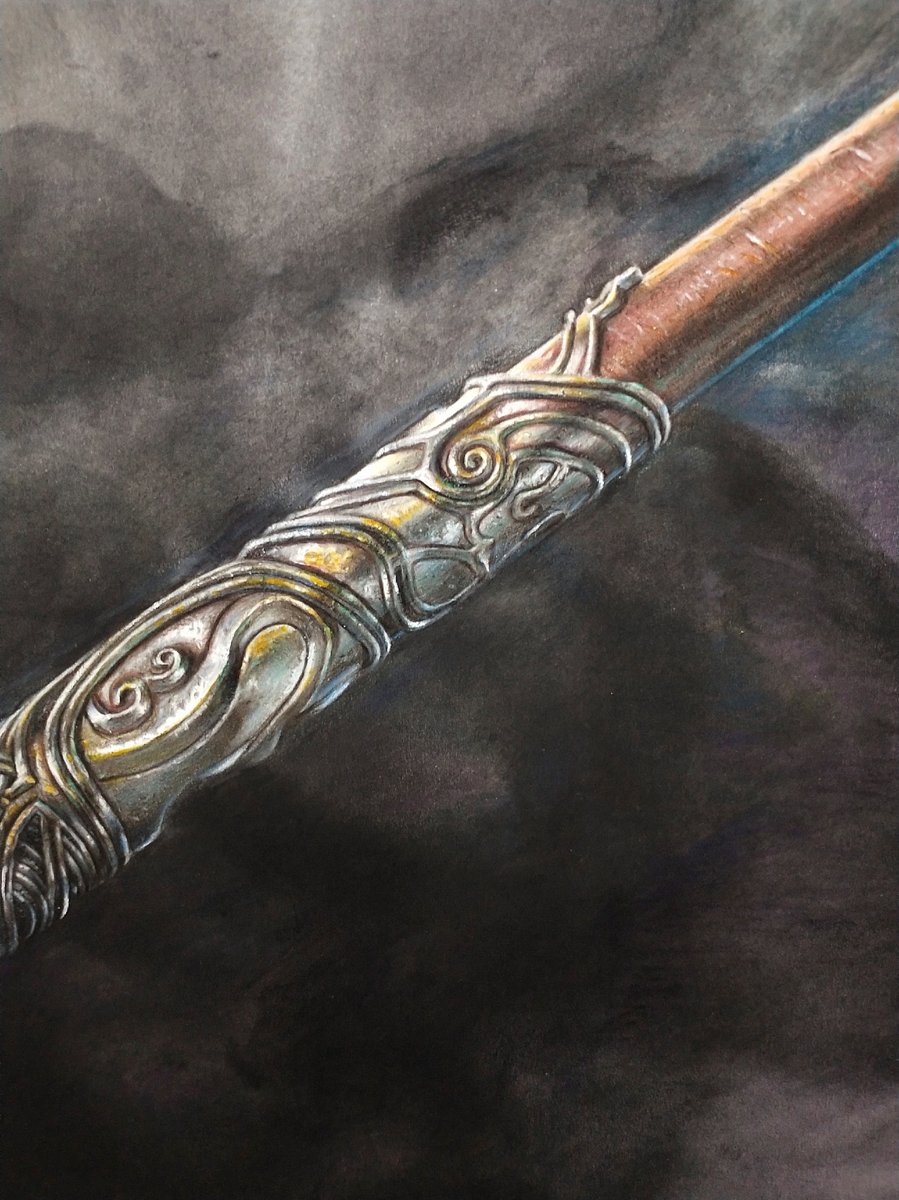 彩铅画 孙悟空_老四手绘-站酷zcool