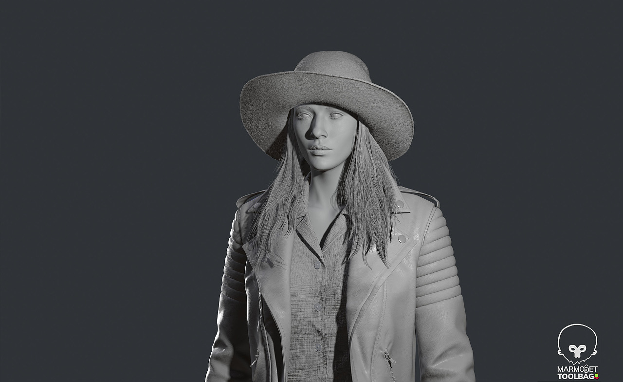 女牛仔|三维|人物/生物|zhaomenglong - 原创作品 - 站酷 (zcool)