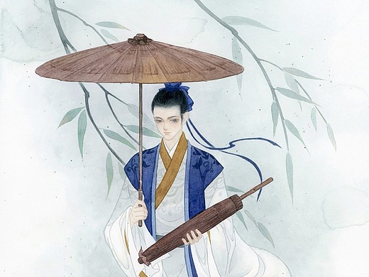 书生系列(八幅)