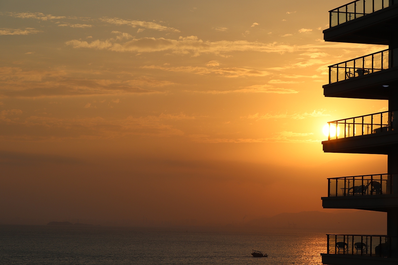 海边黄昏-惠州巽寮湾