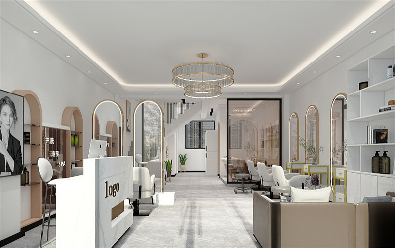 成都美容美发装修设计|美发店设计|美容院设计分享（图ZMjkyMjE0NTA4） - 商业空间设计 - 站酷设计师美业装修设计原创素材 - 站酷ZCOOL