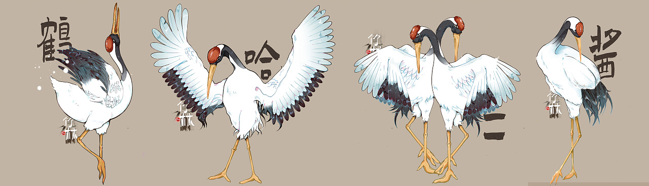 鶴哈二醬（圖ZMjc1MDc3NDQw） - 商業(yè)插畫(huà) - 站酷設(shè)計(jì)師點(diǎn)哥小竹林原創(chuàng)素材 - 站酷ZCOOL