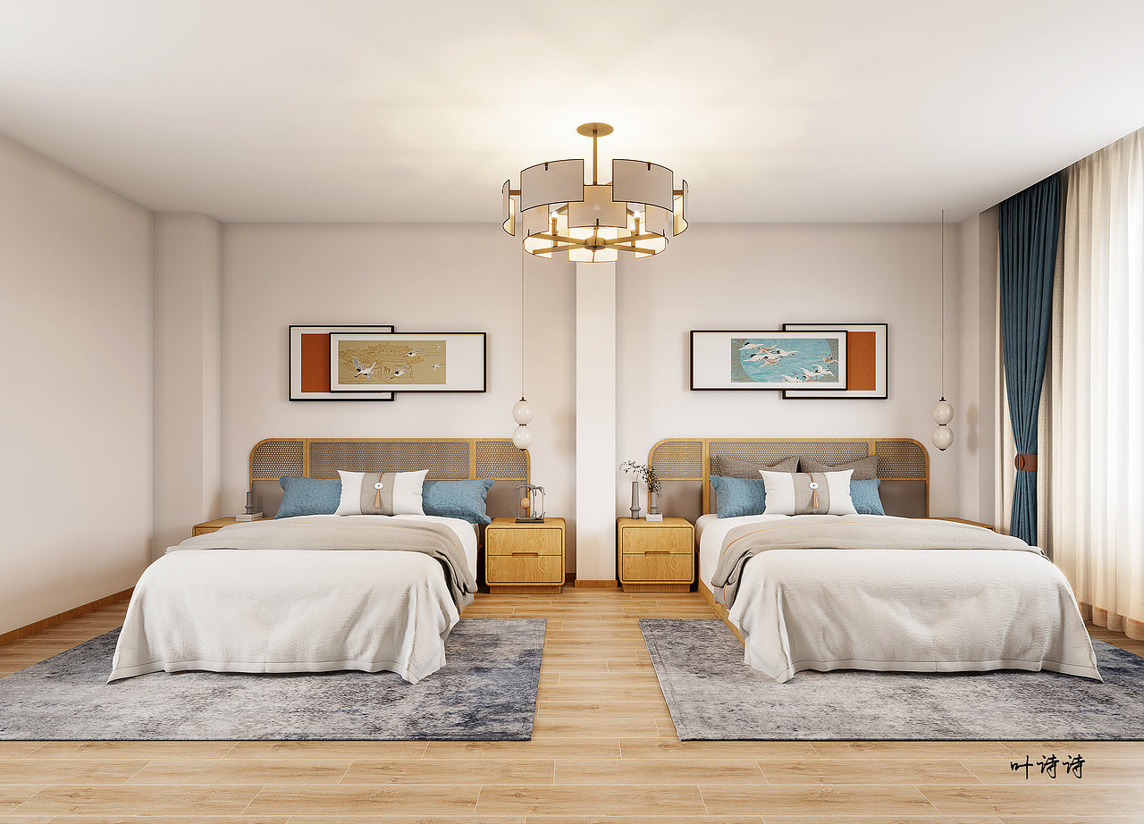 轻·静——新中式简约风住宅