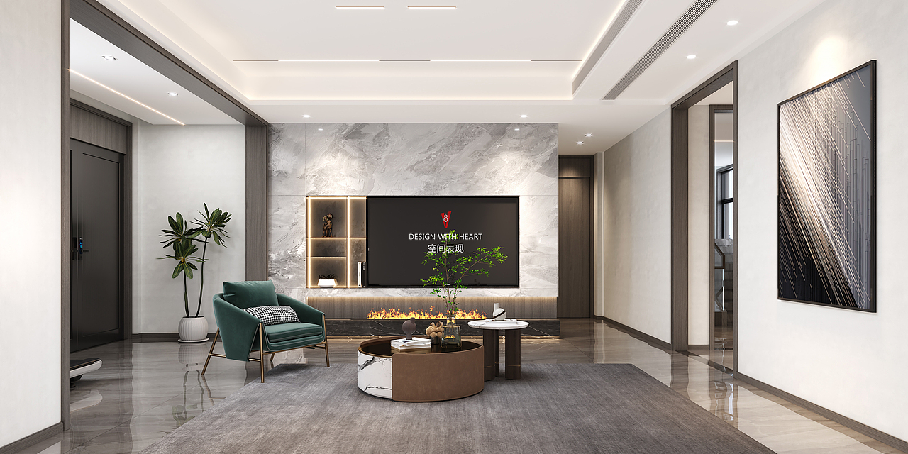 V8空间表现 |中式住宅楼