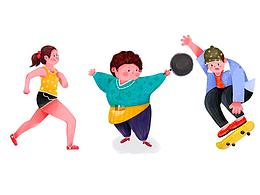 兒童插畫人物角色練習(xí)