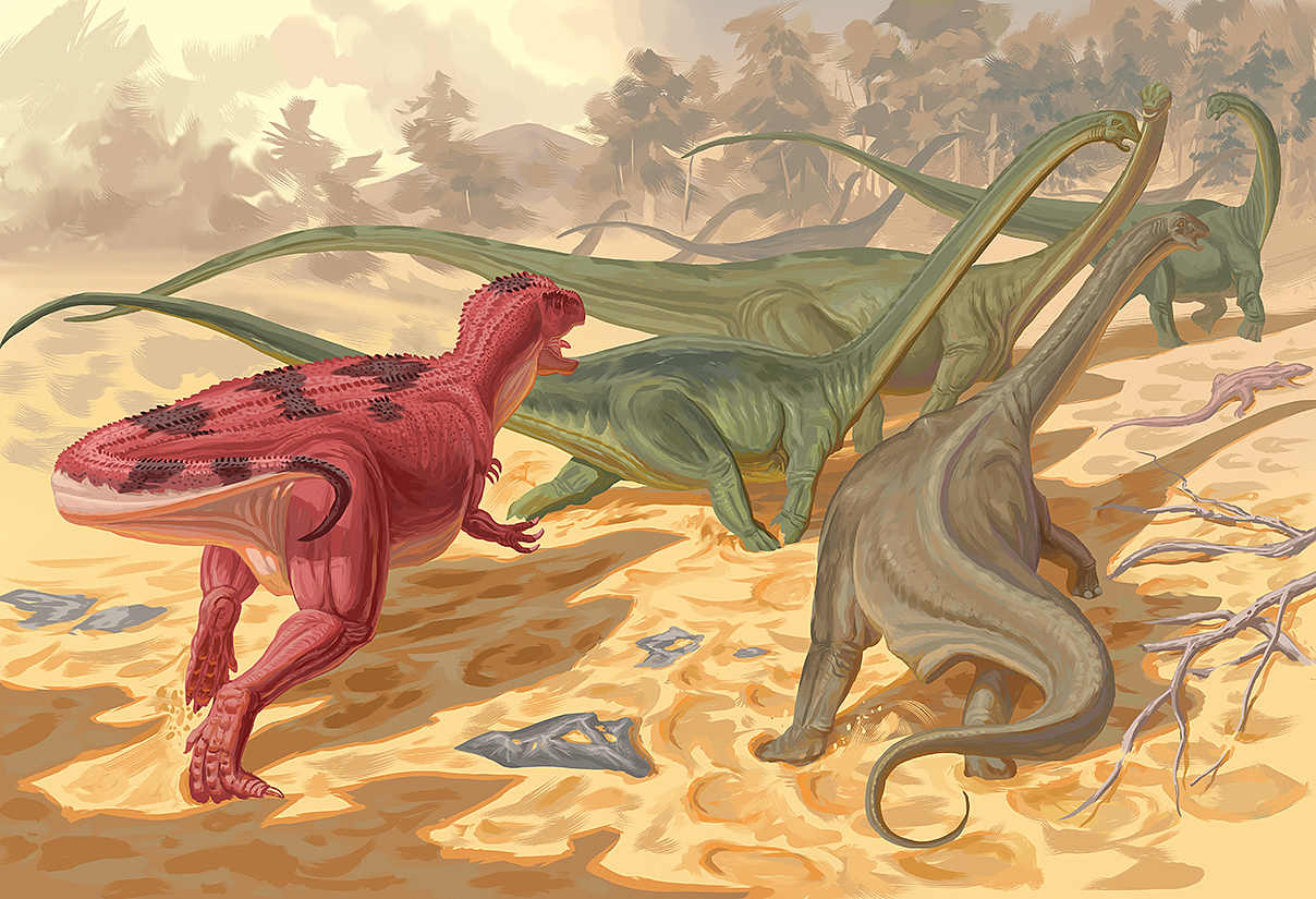 鲨齿龙（图ZMjc3MDAyNDg4） - 绘本 - 站酷设计师第十一种怪物原创素材 - 站酷ZCOOL