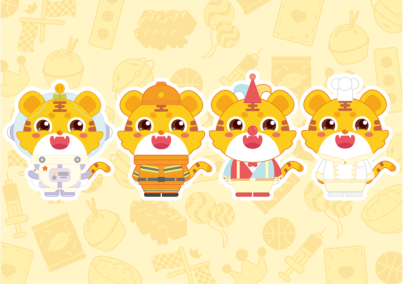 是你的芙芙哦—小老虎芙芙（圖ZMjg2Mjc0MTk2） - 玩具 - 站酷設(shè)計師CHI螃蟹原創(chuàng)素材 - 站酷ZCOOL