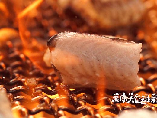 美食短视频--炭火烤鳗鱼，鲜嫩好滋味。