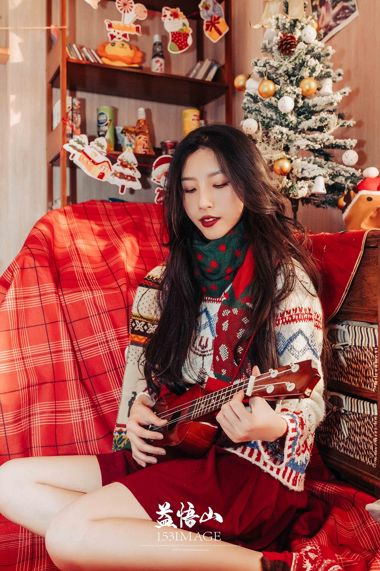 网红圣诞双胞胎姐妹