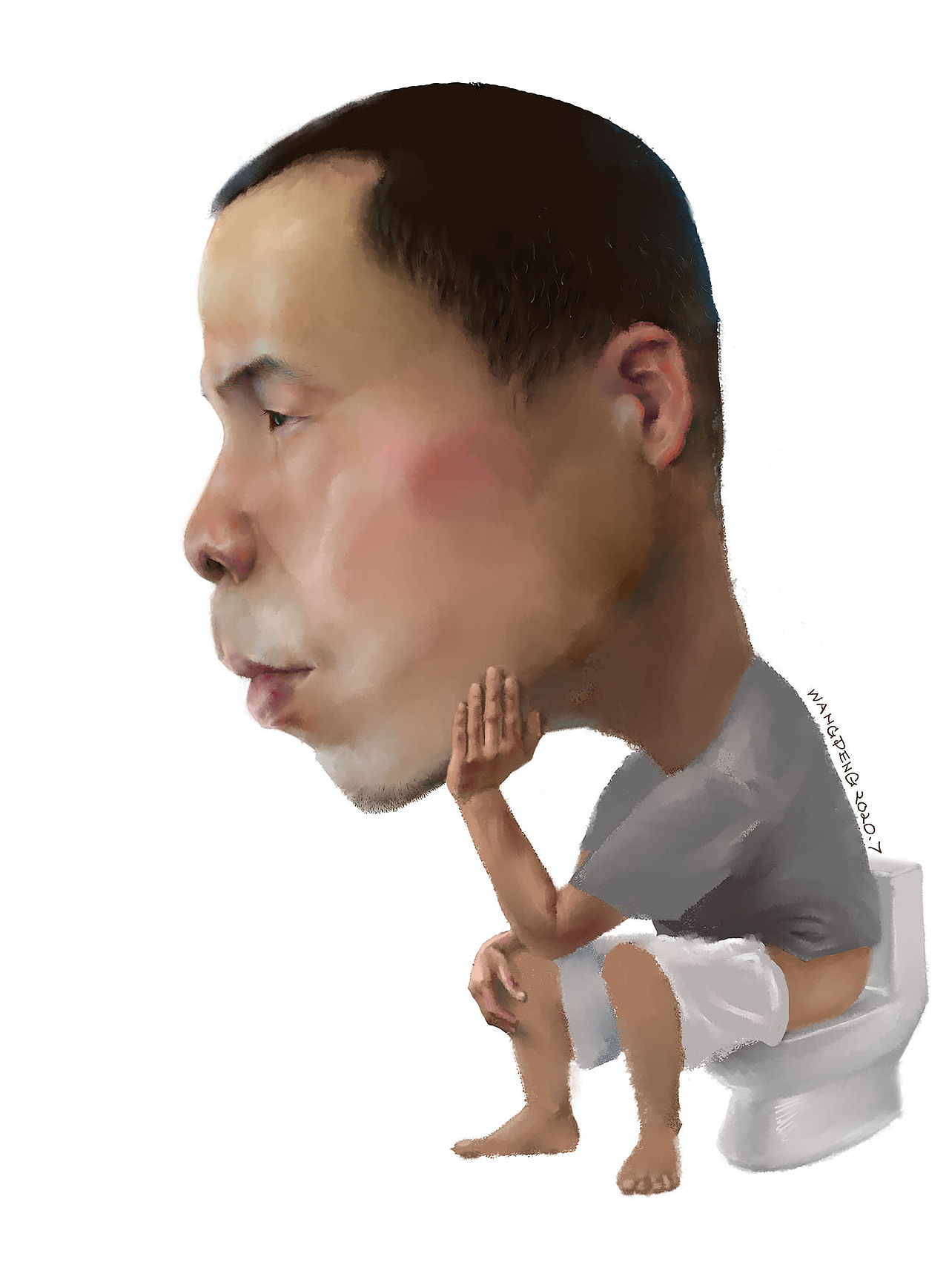 思想者|动漫|单幅漫画|色设即计是师空控_原创作品-站酷zcool